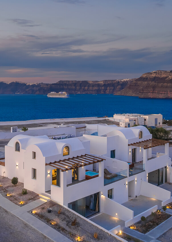 Map of Santorini